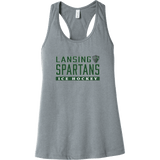 Lansing Spartans Womens Jersey Racerback Tank