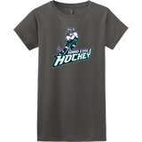 Hard Edge Hockey Softstyle Ladies' T-Shirt