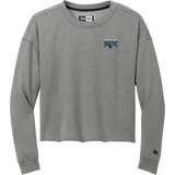 Kensington Valley Ravens New Era Ladies Tri-Blend Fleece Crop Crew