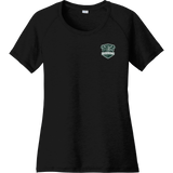 Biggby Barbarians Ladies PosiCharge Tri-Blend Wicking Scoop Neck Raglan Tee