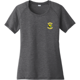 Chester County Ladies PosiCharge Tri-Blend Wicking Scoop Neck Raglan Tee