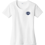 Montclair Blues Ladies PosiCharge Tri-Blend Wicking Scoop Neck Raglan Tee