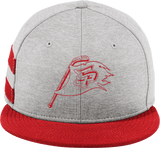 South Pittsburgh Rebellion New Era Shadow Heather Striped Flat Bill Snapback Cap