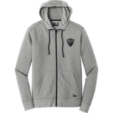 Lansing Spartans New Era Tri-Blend Fleece Full-Zip Hoodie