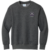 Lady Badgers Youth Core Fleece Crewneck Sweatshirt
