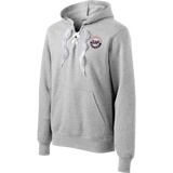 GAP Hockey Lace Up Pullover Hooded Sweatshirt