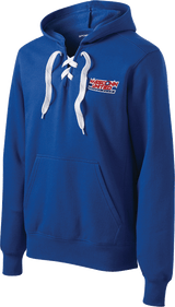 Mass Conn United Lace Up Pullover Hooded Sweatshirt